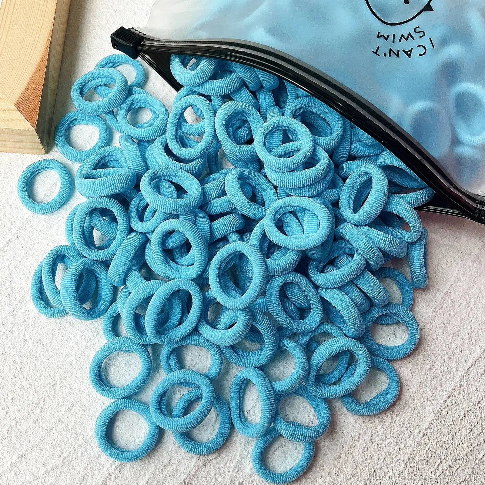20/50 Stück Elastische Haargummis für Kinder | Bunte Süße Scrunchies & Haargummis für Mädchen & Babys | Weiche Haar-Accessoires Kaufschwan®
