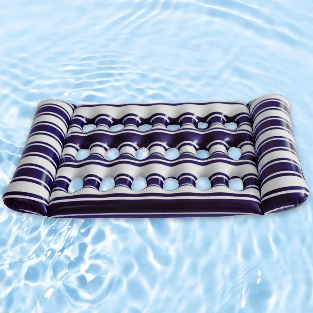 Aufblasbarer Hängematten-Liegestuhl – Wasserbett & Pool-Luftmatratze, Tragbarer Schwimmsessel Kaufschwan®