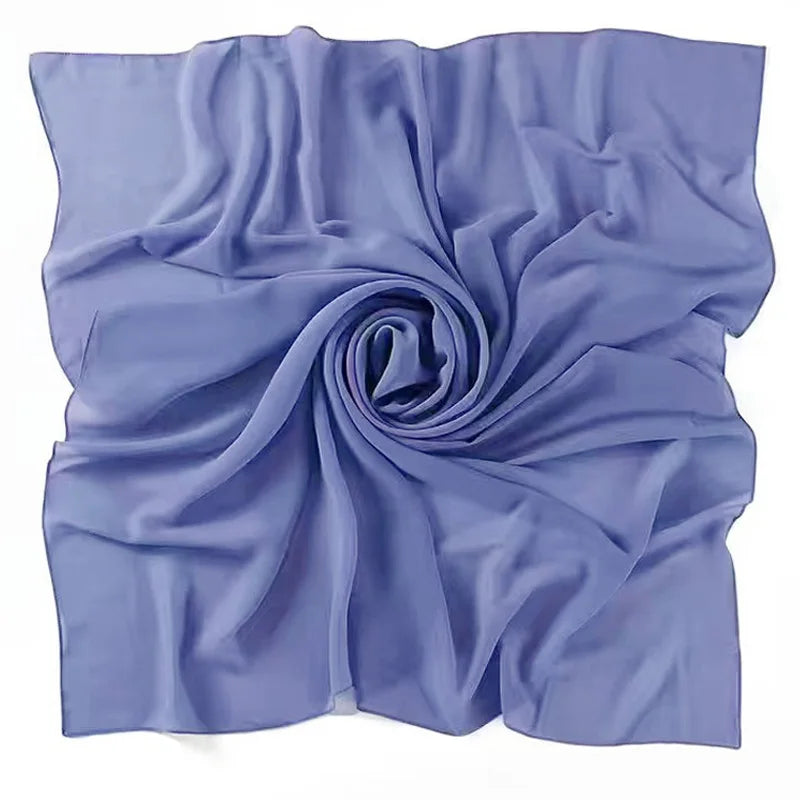 85×85CM Kopftuch – Damen Quadrat Hijab | Muslimisches Einfarbiges Kopftuch, Modischer Schal & Unterkopftuch