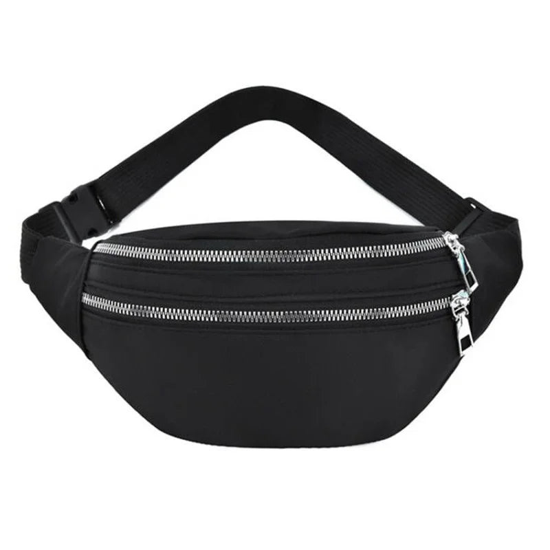 Damen Gürteltasche mit Großem Fassungsvermögen – Wasserdichte Sport Fanny Pack | Outdoor Running, Fitness & Reise Crossbody Tasche Kaufschwan® Schwarz