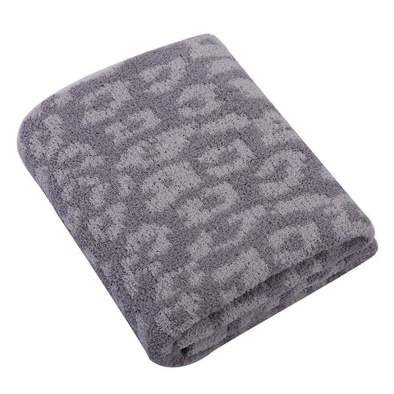 Superweiche Leopardendruck Gestrickte Fleece-Decke – Warme, leichte Sofa-Nickerchen-Decke Kaufschwan® Motiv 6 130x180cm