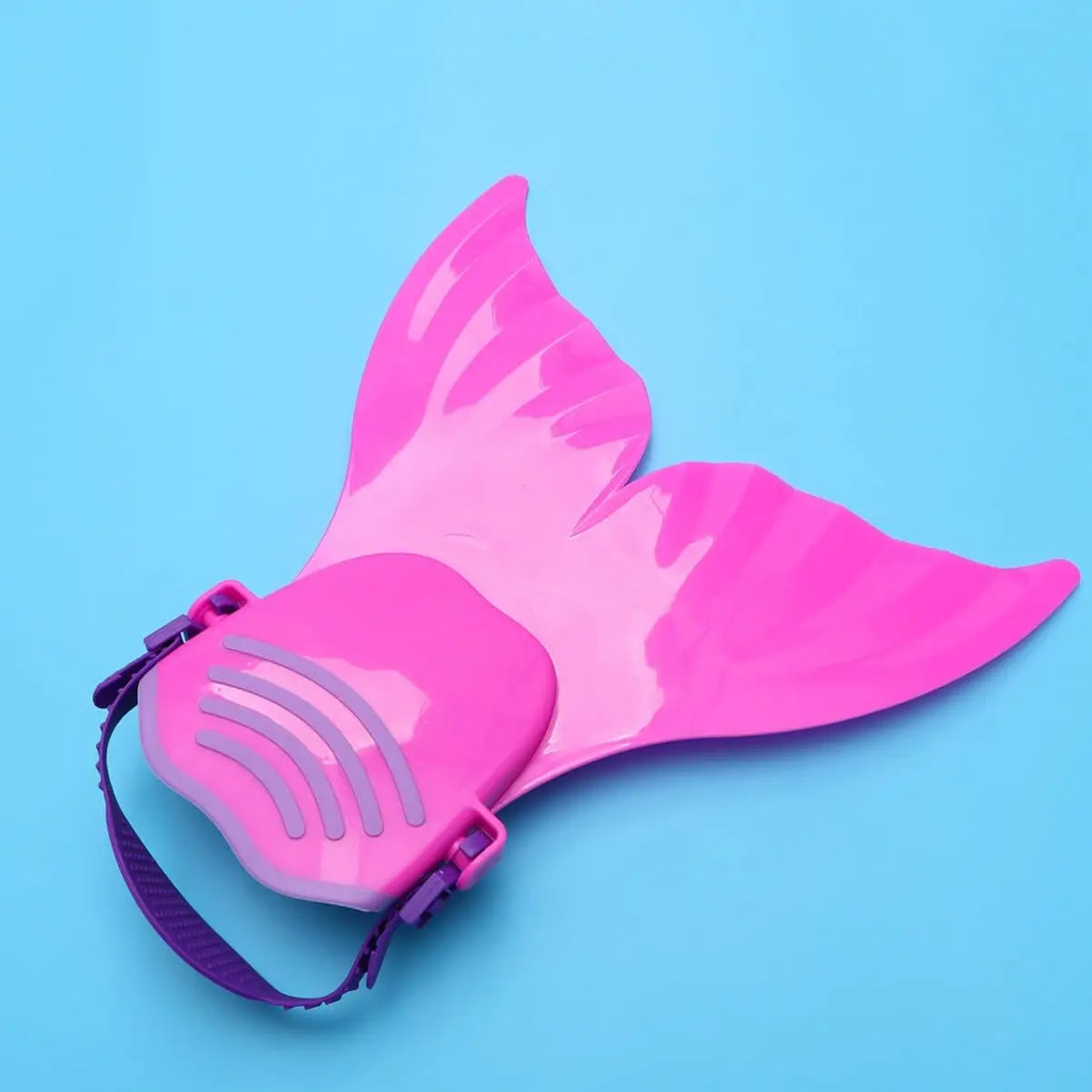 Kinder Meerjungfrau Monoflosse | Pinke Trainingsflosse | Membranflossen für Pool, Tauchen & Strandspaß Kaufschwan®