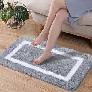 Weiche Saugfähige Badematte – Rutschfester, Schnelltrocknender Plüschteppich für Bad & Schlafzimmer Kaufschwan®