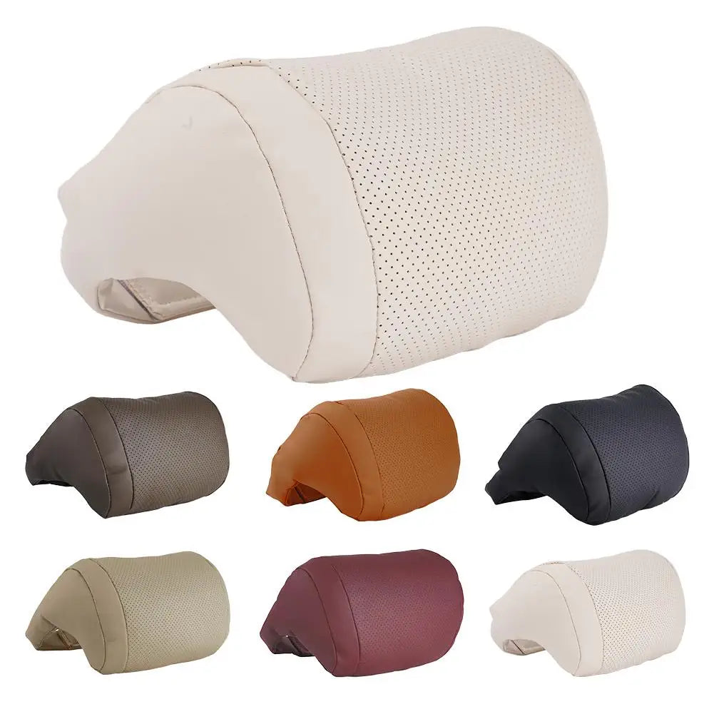 Universelles Auto-Nackenkissen für Kopfstütze – Ergonomische 3D-Form mit Weicher Flauschiger Nackenstütze Kaufschwan®