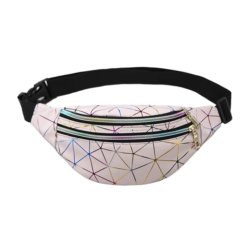 Modische Wasserdichte Gürteltasche – Unisex Hüft- & Brusttasche | Crossbody Travel Belt Bag mit Sporttaschen-Funktion Kaufschwan® Rosa