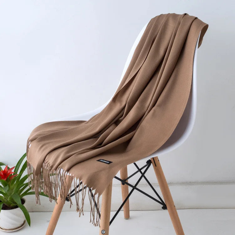Damen Pashmina Schal | Weich wie Kaschmir | Warmer Winter Schal, Reise- & Büro-Accessoire