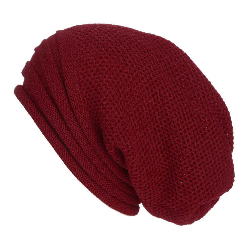 Winter Slouchy Beanie Mütze – Oversize Woll-Strickmütze für Damen & Herren | Warme Baggy Mütze für Ski & Alltag Kaufschwan®