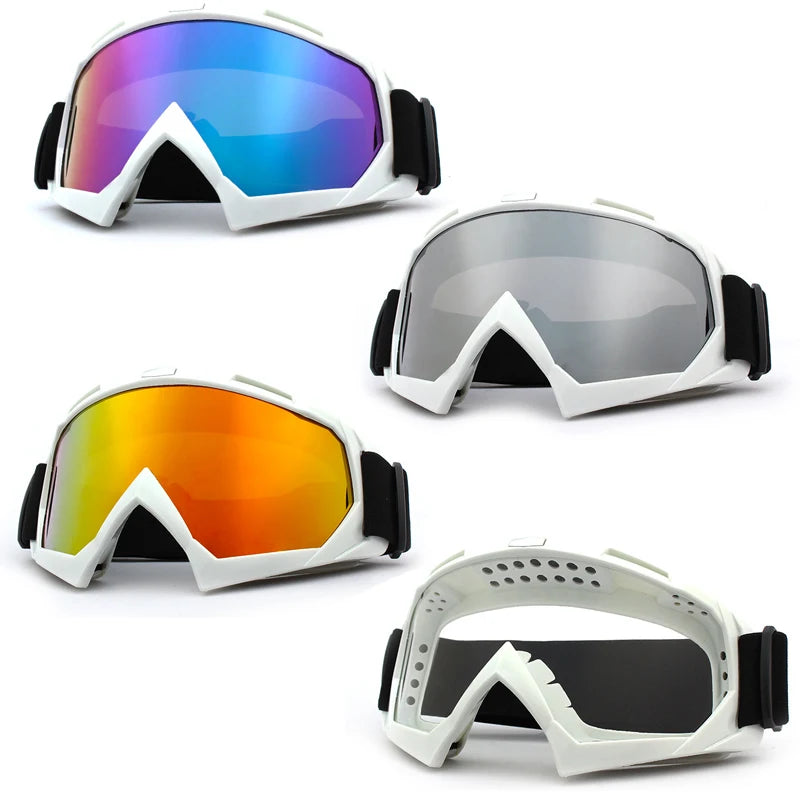 Skibrille – Winddichte Motorrad- & Fahrradbrille | Anti-Beschlag Schneebrille für Winter, Snowboard, Taktische Outdoor Aktivitäten Kaufschwan®