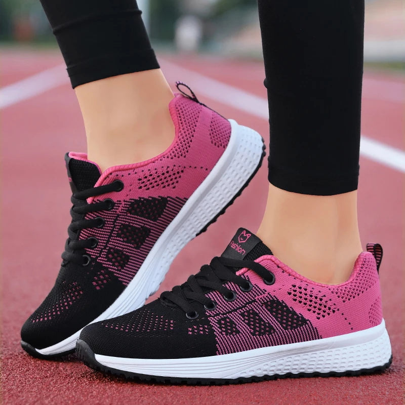 Damen Sportschuhe – Modische Plateau-Sneaker | Frühling & Winter Freizeitschuhe & Laufschuhe für Frauen Kaufschwan®