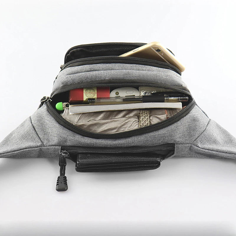 Unisex Hüft- & Bauchtasche – Modische Banana Bag | Brusttasche, Crossbody Gürteltasche & Reise Pouch für Damen & Herren Kaufschwan®