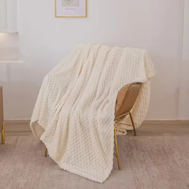 Kariert Weiche Warme Flauschige Samtdecke – Gemütlicher Sofaüberwurf & Bettdecke für Erwachsene, Kinder & Haustiere Kaufschwan®