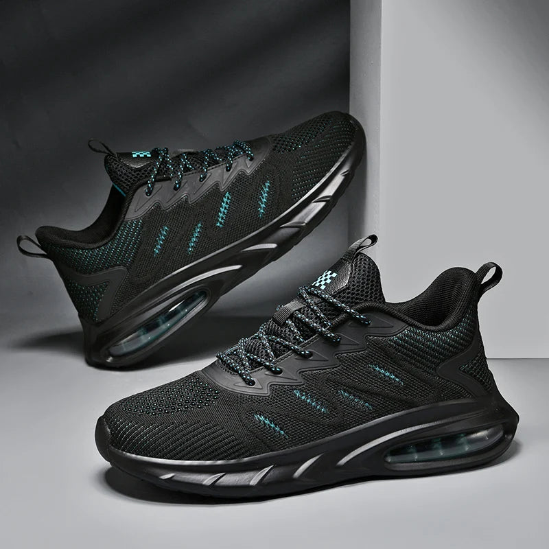 Herren Laufschuhe – Modische Trainingssneaker mit Dämpfung | Atmungsaktive Mesh Sportschuhe für Laufen, Gehen & Rennen Kaufschwan®
