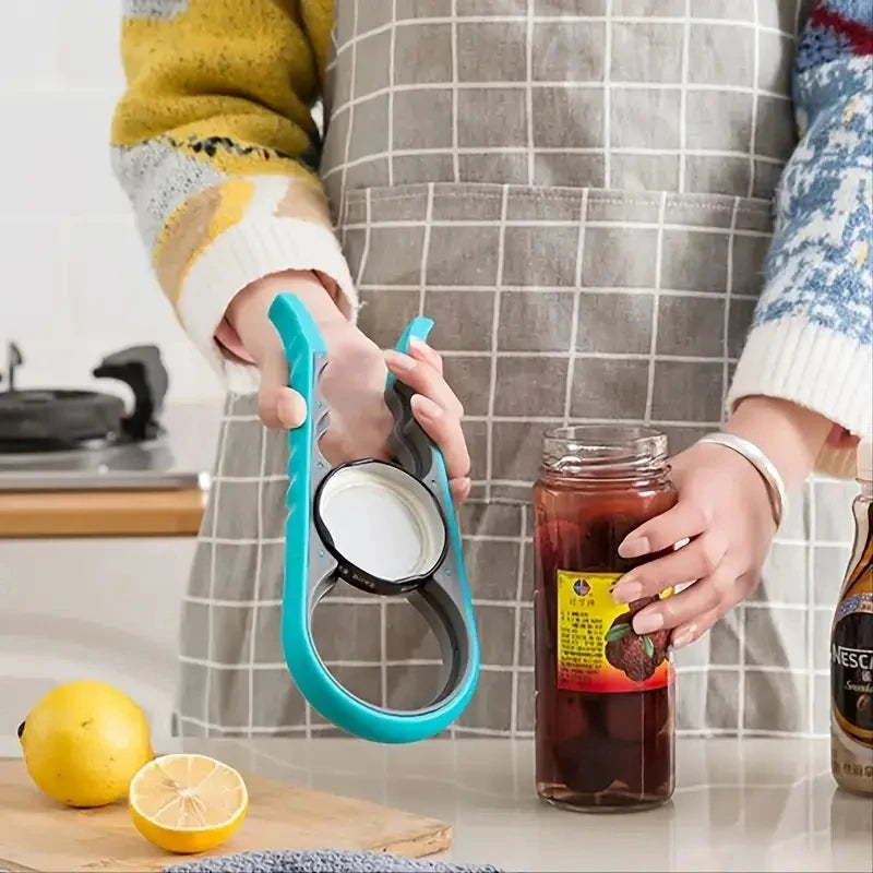 4-in-1 Multifunktions Öffner – Einfacher Griff für Gläser, Deckel und Flaschen Kaufschwan®