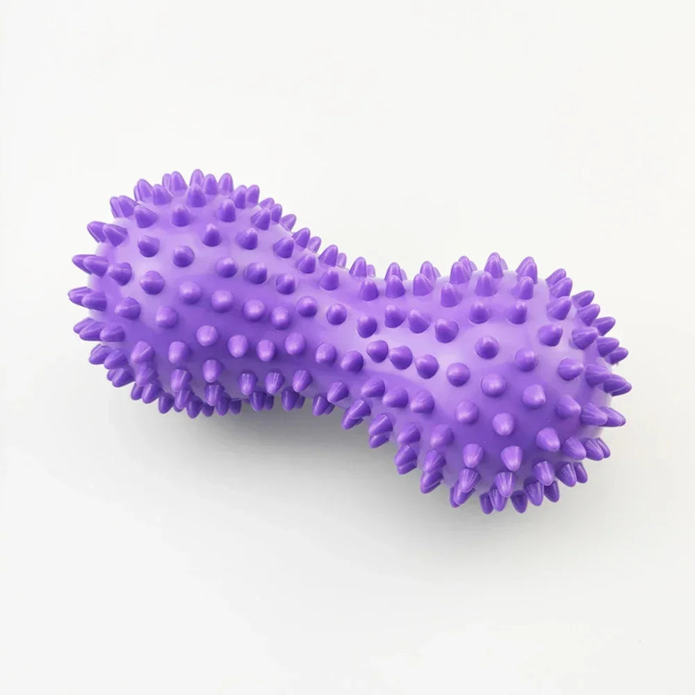 Weicher Noppen-Massage-Peanutball | Reflexzonenmassage & Myofasziale Entspannung | Plantarfasziitis, Muskelentspannung, Triggerpunkt Kaufschwan® Lila
