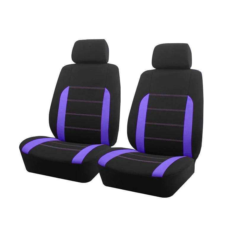 Universelle Autositzbezüge – Komplettset für Auto, SUV, LKW & Van – Strapazierfähig, Atmungsaktiv & Leicht zu Montieren Kaufschwan® Lila 2 Sitze