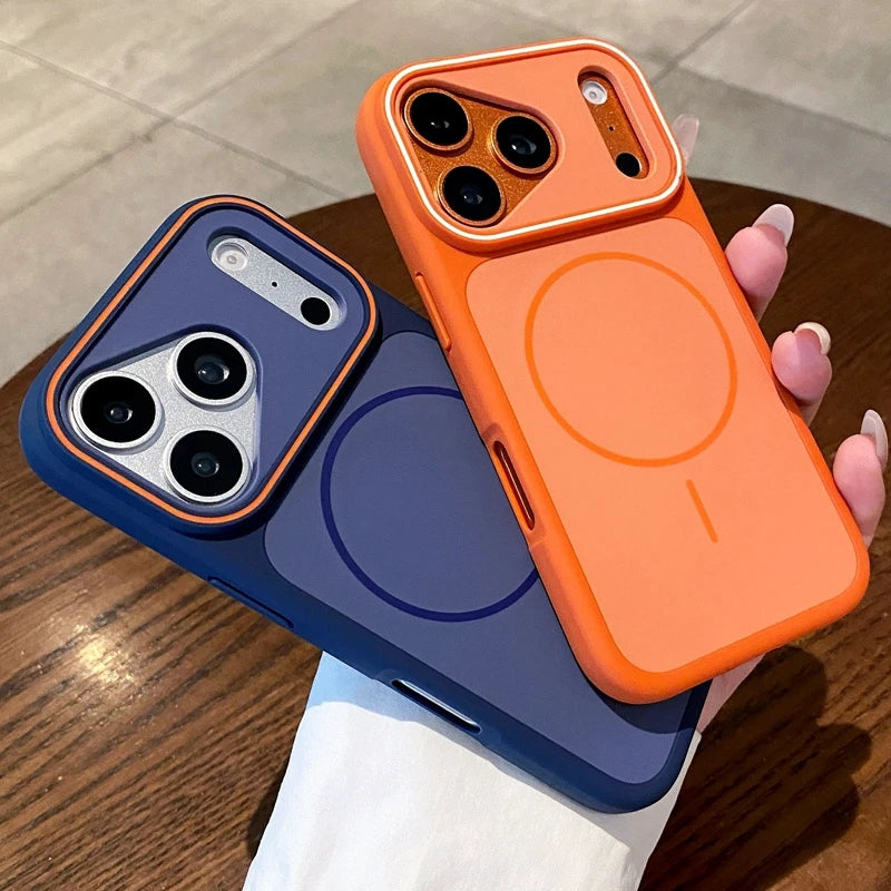 Hochwertige zweifarbige MagSafe-Schutzhülle für iPhone 18 Pro & iPhone 18 Pro Max – Stoßfeste Hülle mit schützendem Kamerarand Kaufschwan®