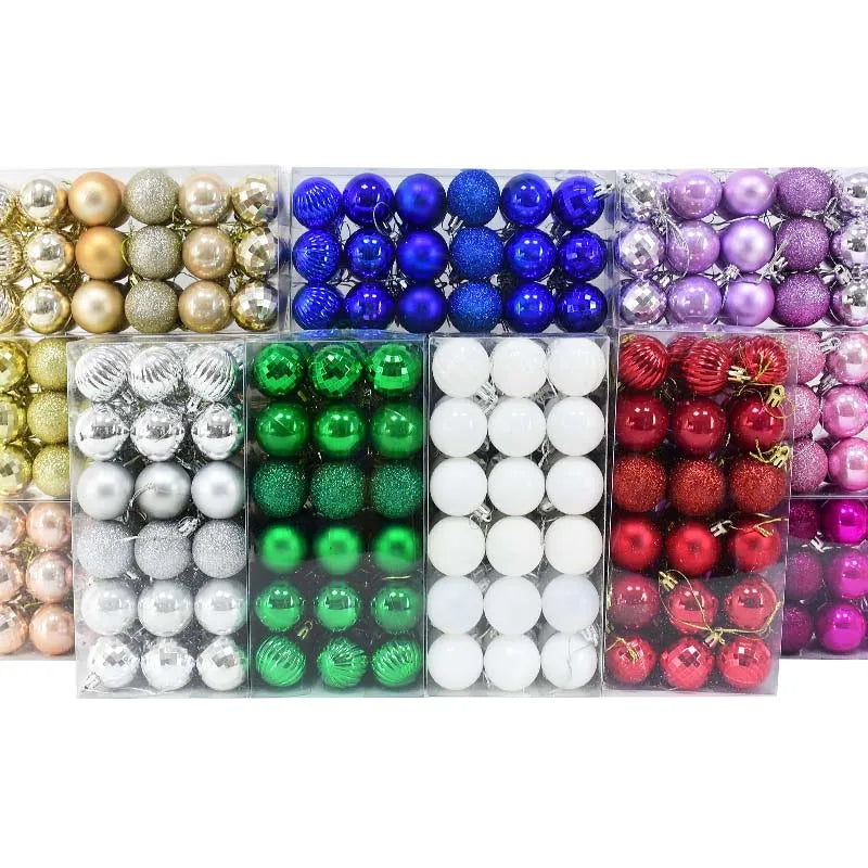 36 Stück Weihnachtskugeln Set – Rot & Gold | Christbaumkugeln Deko für Zuhause, Weihnachten & Neujahr 2026