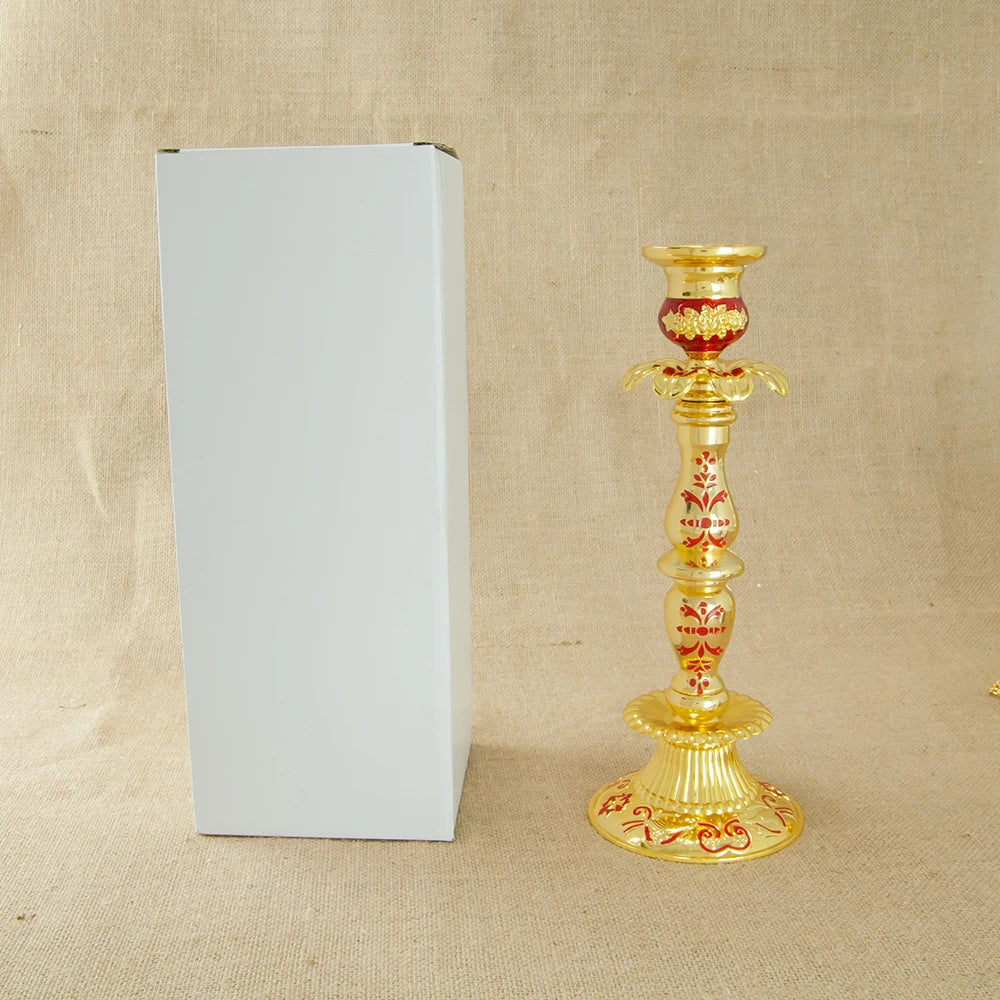 Orthodoxer Kerzenhalter – Handgefertigter Komposit Kerzenständer für Zuhause, Villa, Wohnzimmer & Party Dekoration Kaufschwan®