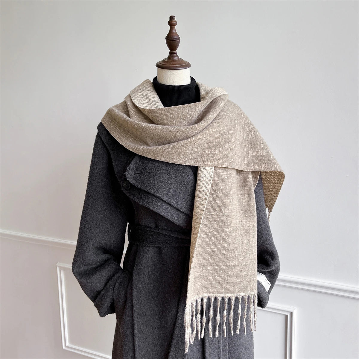 Luxus Damen Schal | Winter Warmer Schal Umschlagtuch & Stola | Pashmina Foulard, Bandana & Decken Poncho