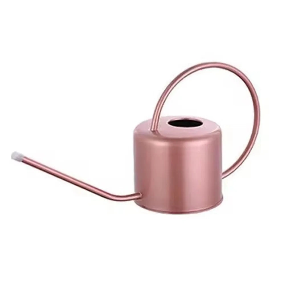 u High Quality 1.3L Plant Sprinkler Kettle Large Capacity Long Spout Watering Can Rustproof Leakproof Watering Pot Garden Tool Kaufschwan® Roségold