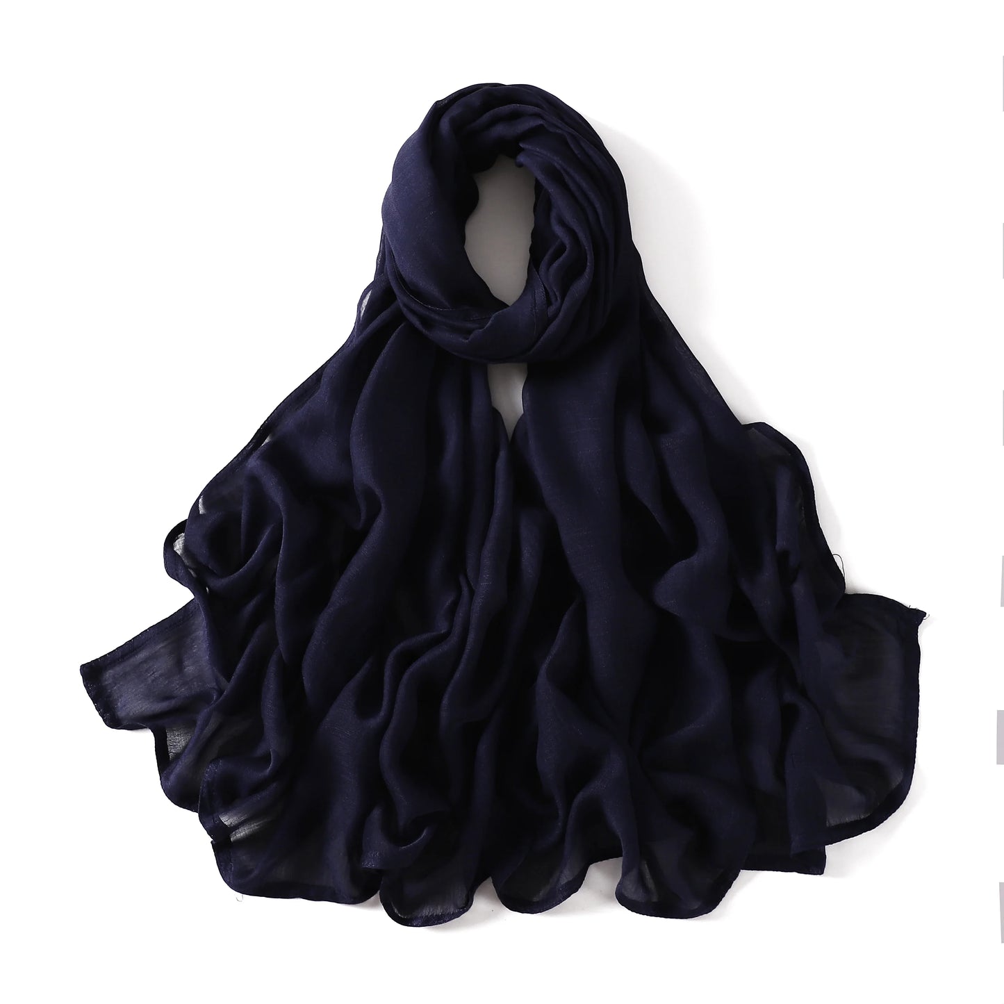 Damen Hijab Schal aus Baumwolle, Rayon & Modal – Großformat 190×85cm | Muslimisches Kopftuch, Eleganter Turban & Umschlagtuch Kaufschwan®