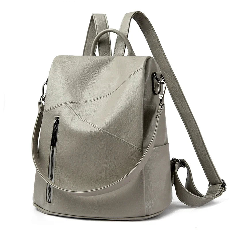 Leder Rucksack | Damen Vintage Schultertasche | Hochkapazitiver Reise- & Schulrucksack Kaufschwan®