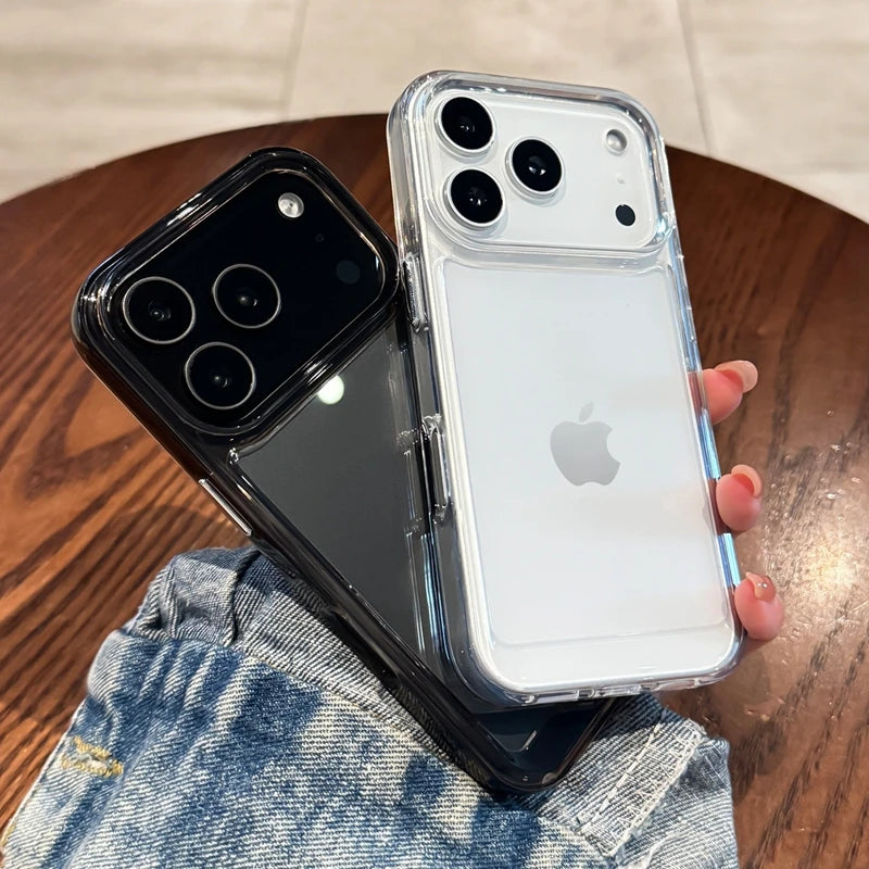 Hochwertige Transparente Acryl-Schutzhülle für iPhone 18 Pro & iPhone 18 Pro Max – Stoßfeste Klare Hülle mit Schützendem Rand Kaufschwan®