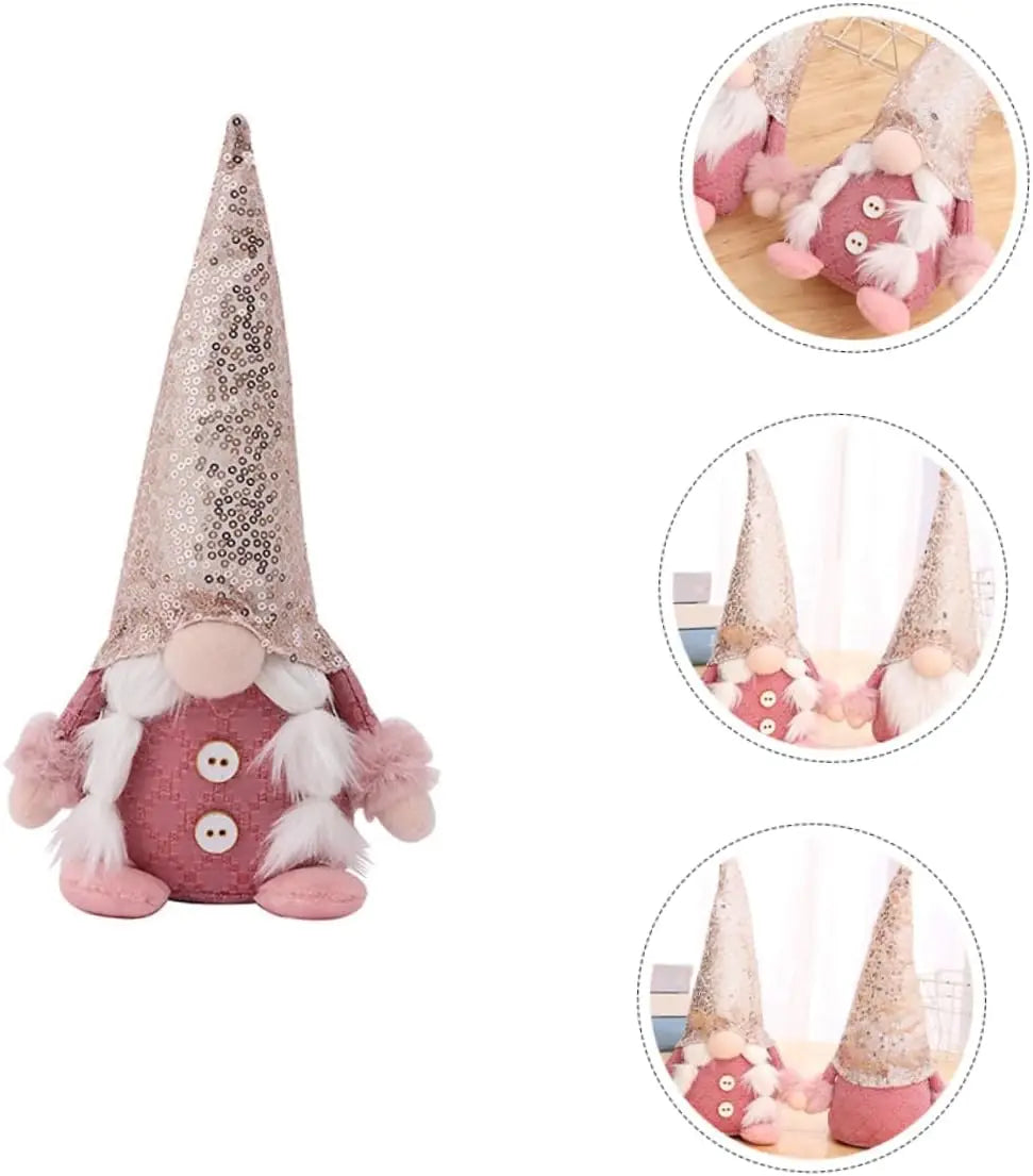 Weihnachten Wichtel – Glitzernde Plüschfigur | Einzigartige Weihnachtsdeko für Festliche Atmosphäre