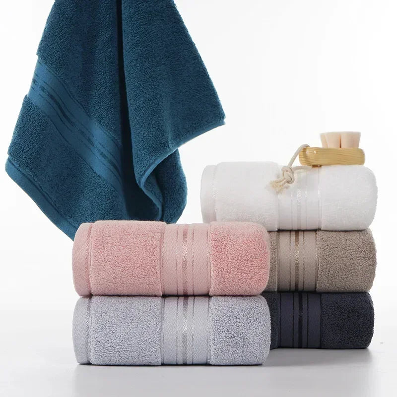 Reine Baumwolle Mikrofaser Handtuch – Weich, Saugfähig & Fusselfrei | Gesicht & Badezimmer Handtücher für Erwachsene, Damen & Herren Kaufschwan®