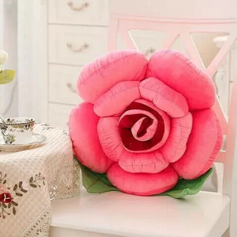 3D Rosen-Kissen | Plüsch-Blumenkissen | Simulierte Rosen-Matte | Romantisches Geschenk zum Valentinstag Kaufschwan®