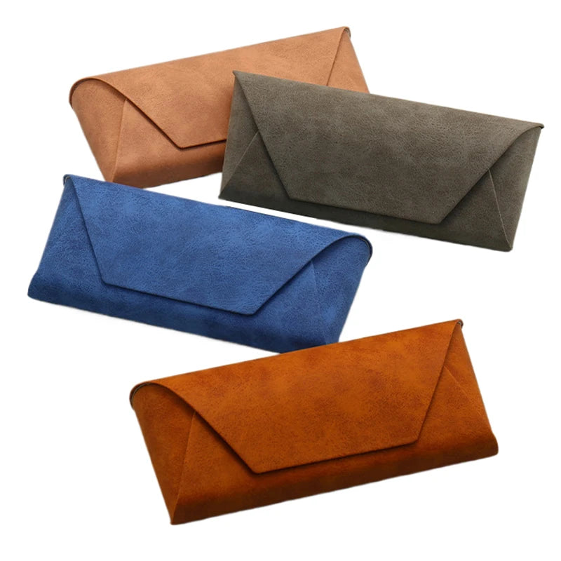 Tragbare PU Leder Brillentasche – Weiches Sonnenbrillen Etui Organizer für Damen und Herren Kaufschwan®