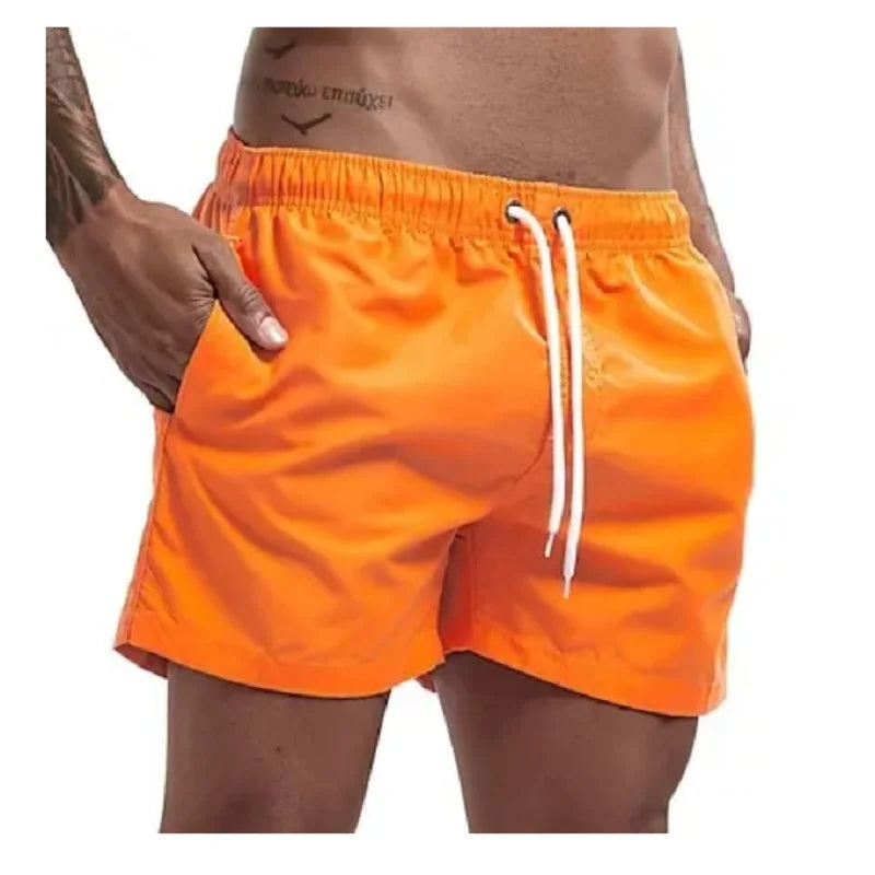 Herren Badeshorts mit Niedriger Taille – Surf Shorts & Boardshorts mit Tasche | Modische und Bequeme Badehose für Sommer & Strand