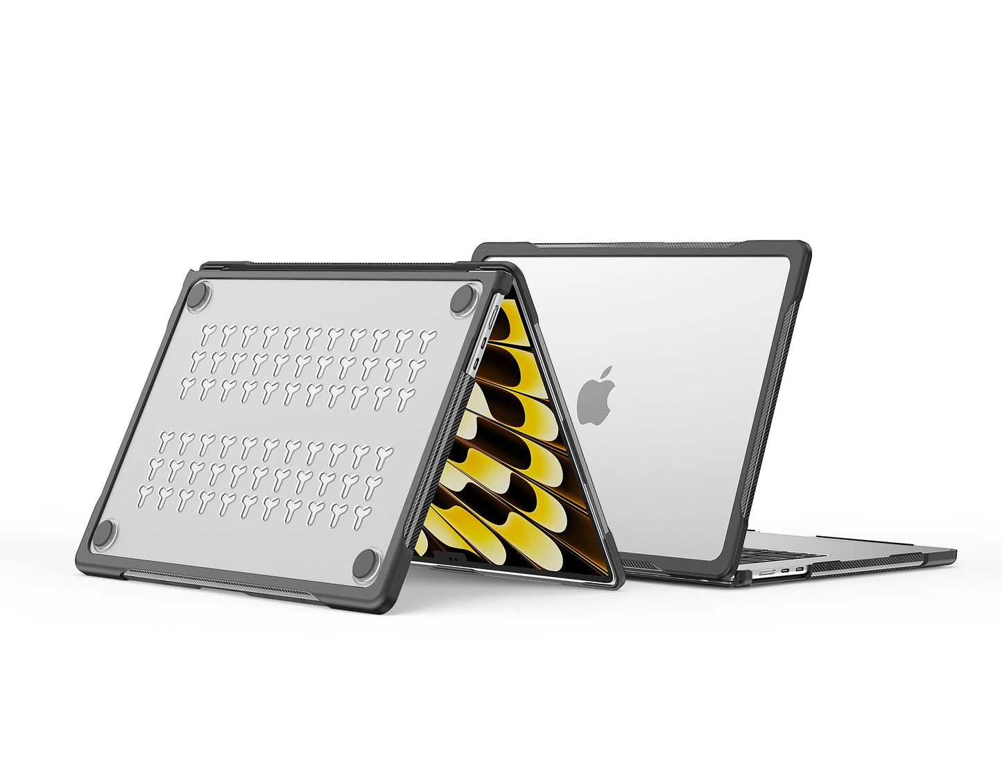 Laptop Hülle für MacBook Air 13.6/15 (M1 M2 M3 M4 2025) & Pro 14/16 – Stoßfeste Anti-Fall Schutzhülle Kaufschwan®