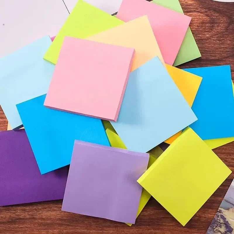 400 Seiten Sticky Notes – 8-Farbige Haftnotizen | Planer Sticker & Notizblöcke für Schule und Bürobedarf Kaufschwan®