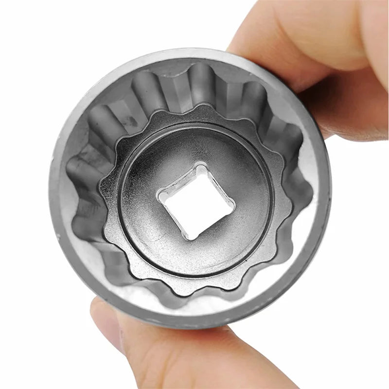 21-teiliges Steckschlüssel Set mit Ratsche 12-Kant Plum Kurz Nuss Tragbares Auto Reparatur Werkzeug