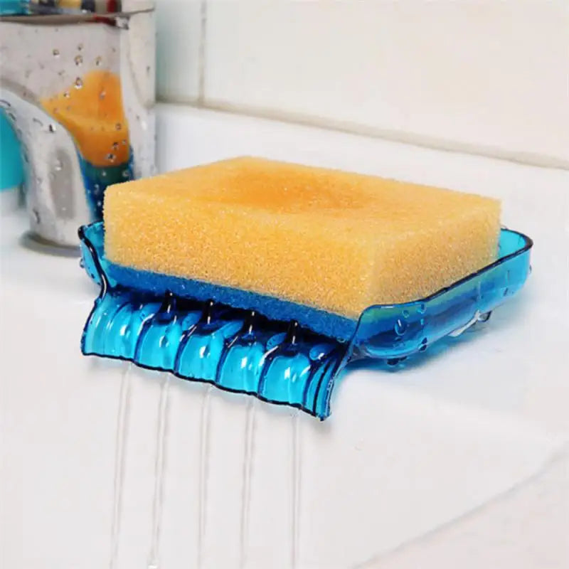 Zhang Ji Bunte Wasserfall-Seifenschale – Kunststoff-Seifenhalter mit Saugnapf für Bad & Küche Kaufschwan®