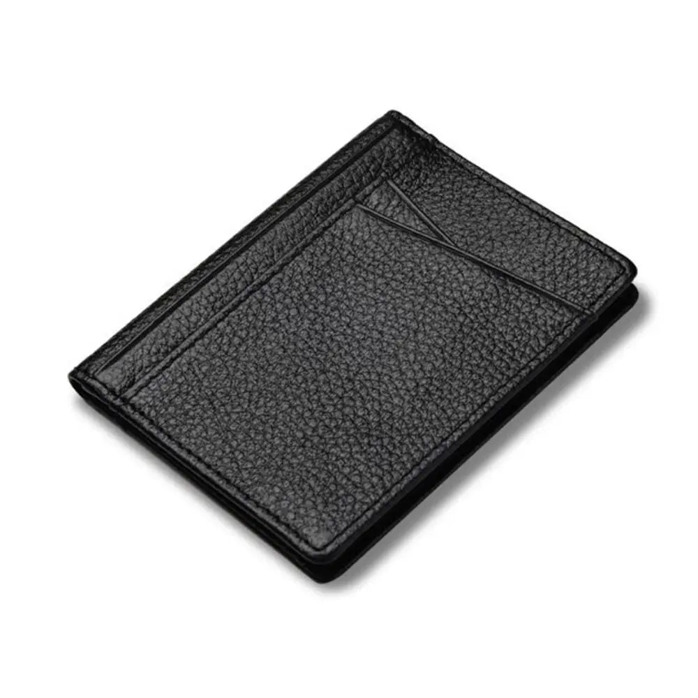 Ultradünnes Leder-Kartenetui für Damen & Herren – Tragbare Schmale Geldbörse mit Mehreren Kartenfächern Kaufschwan®