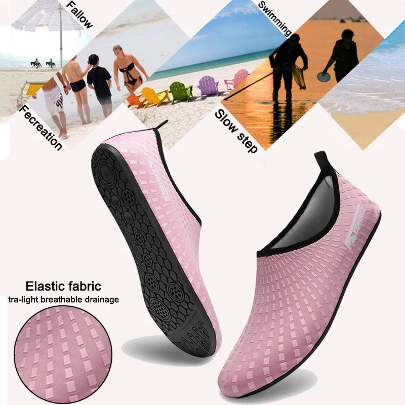 Damen Wasserschuhe Schnell Trocknend – Bequeme Strand & Yoga Schuhe, Atmungsaktive Badeschuhe Kaufschwan®