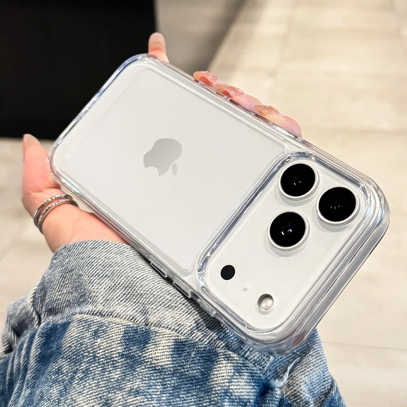Hochwertige Transparente Acryl-Schutzhülle für iPhone 18 Pro & iPhone 18 Pro Max – Stoßfeste Klare Hülle mit Schützendem Rand Kaufschwan®