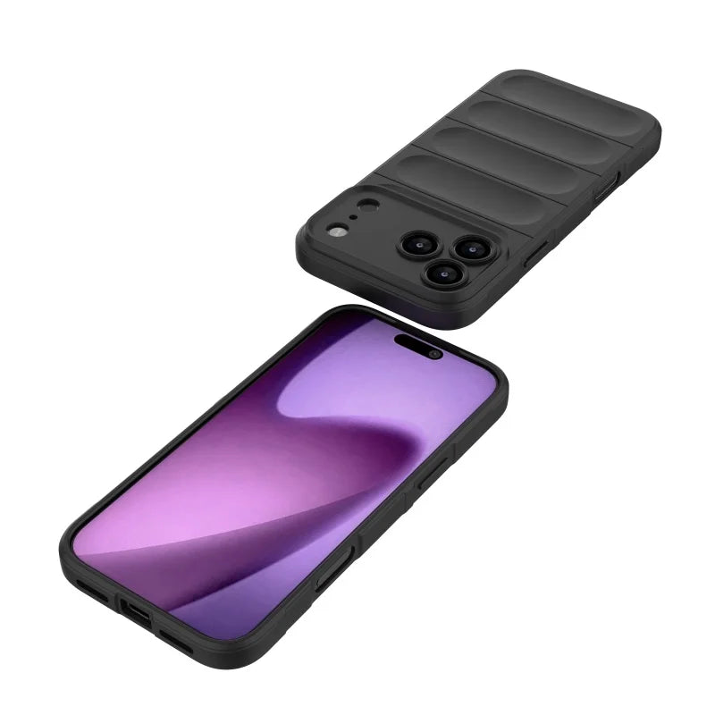Weiche Stoßfeste Armor-Schutzhülle für iPhone 18 Pro & iPhone 18 Pro Max – Rückhülle mit Rand- & Kameraschutz Kaufschwan®