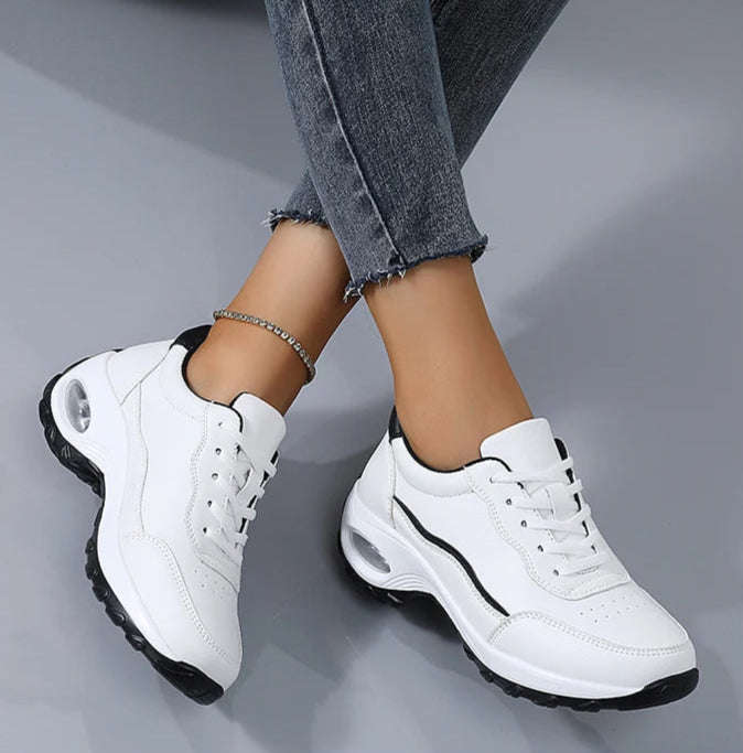 Damen Plateau-Sneaker – Designer Luxus Schuhe | Chunky Wedges Sportschuhe für Freizeit, Wandern & Alltag Kaufschwan®