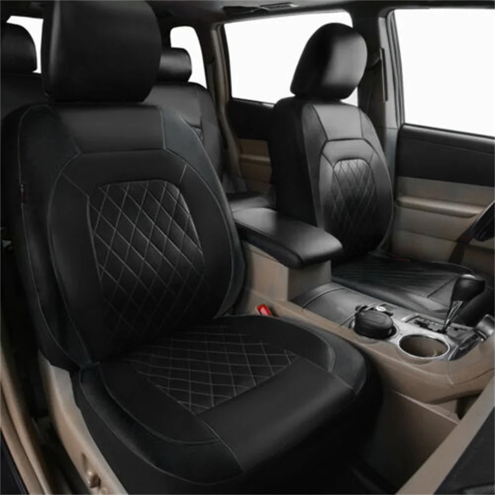 Universeller Autositzbezug aus PU-Leder – Rundum-Schutz Sitzkissen für Auto, SUV & Pickup Kaufschwan®
