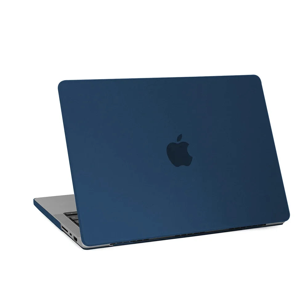 Matte Laptop Hülle für MacBook Air 13/15 (M1 M2 M3) & MacBook Pro 13/14/16 – Stoßfeste Schutzhülle Kaufschwan® Blau Pro 13 A2251 A2289