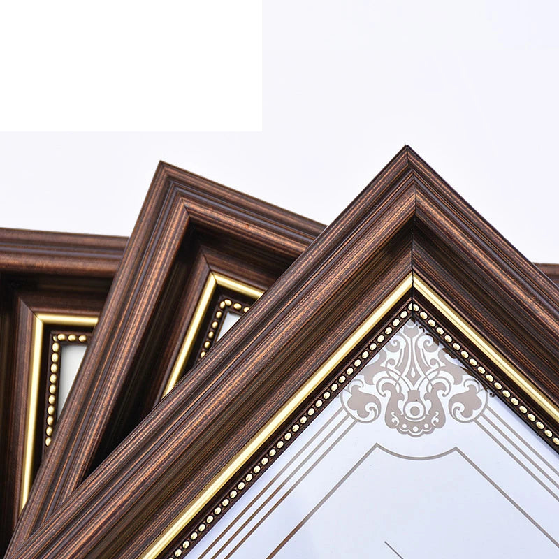 Vintage Bilderrahmen – Rustikale Tisch- und Nachttisch Dekoration für Familienfotos Kaufschwan® Dunkelbraun 4 Inch