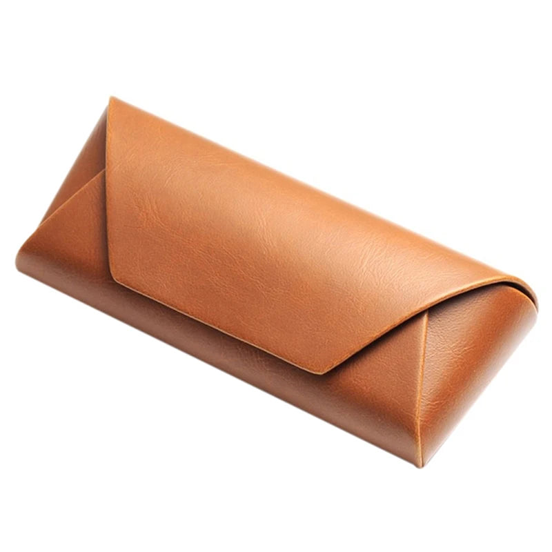Luxus Leder Brillenetui – Sonnenbrillen und Sehbrillen Tasche für Damen Kaufschwan® Braun