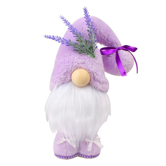 Lila Lavendel Wichtel – Handgefertigte Zwergenpuppe | Kinder Geschenk, Muttertag Deko & Schreibtisch Ornament