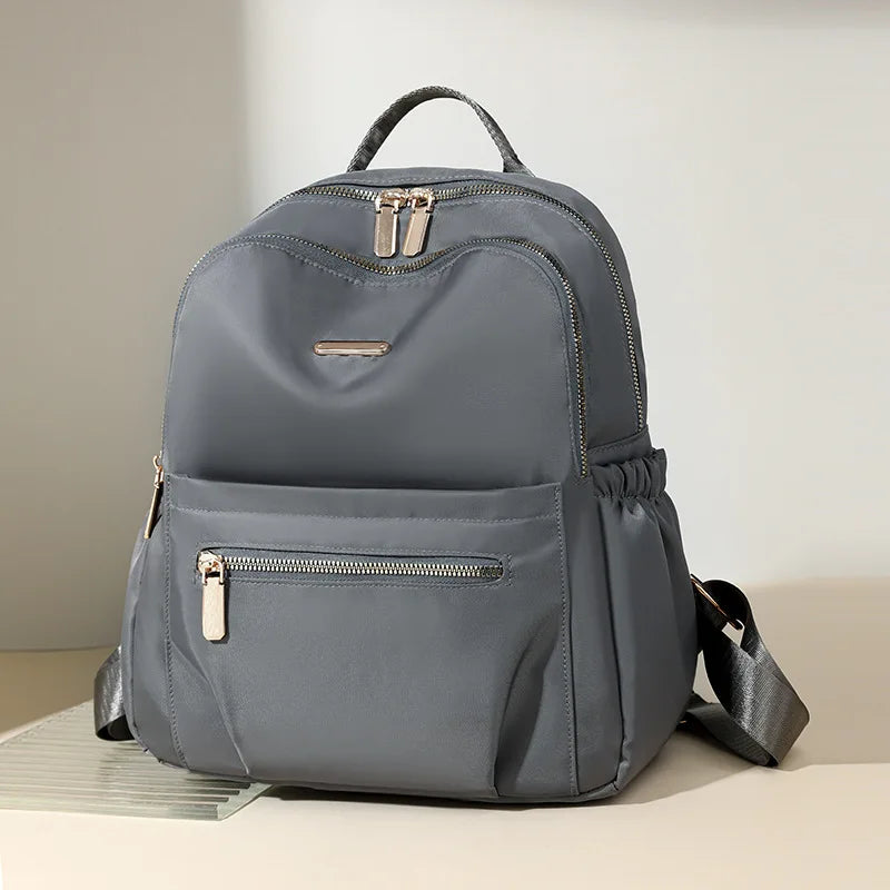 Großraum-Rucksack für Damen | Nylon Freizeit-Reise-Rucksack | Vielseitiger Solider Tagesrucksack für Frauen Kaufschwan®