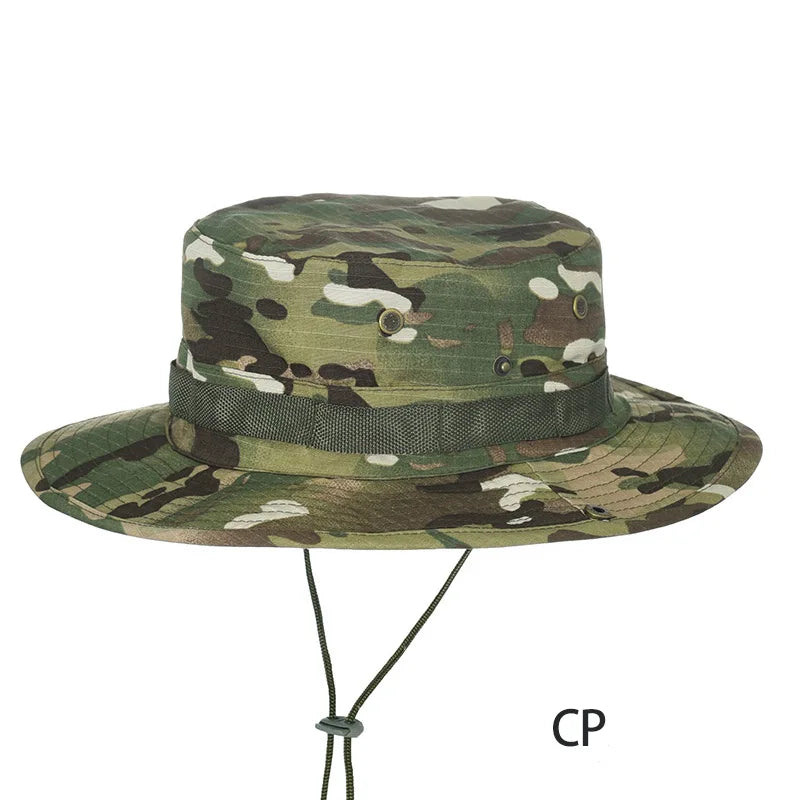 Sonnenhut Anglerhut für Herren – Camouflage Outdoorhut, Sonnenschutz für Jagd, Angeln, Wandern & Camping Kaufschwan® Design 19