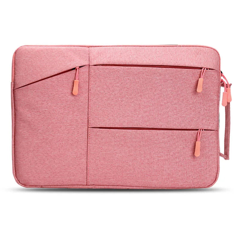 Wasserdichte Laptop Tasche – Schutzhülle & Notebook-Handtasche im Briefcase-Stil für MacBook, Lenovo & Laptops Kaufschwan® Rosa 16 Zoll