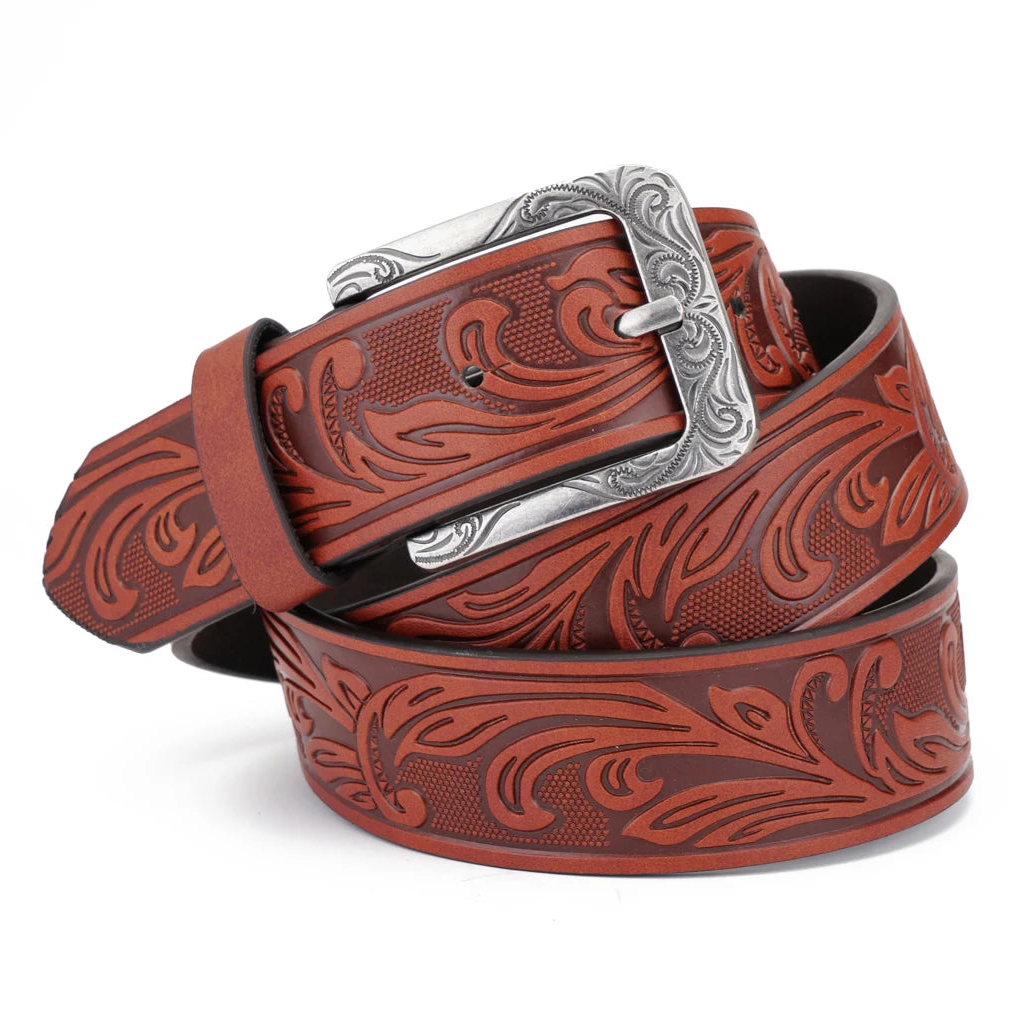 Herren PU-Leder Gürtel – Mehrfarbiger Gürtel mit Dornschließe | Stilvoller Freizeit & Business Gürtel, Perfektes Geschenk für Männer